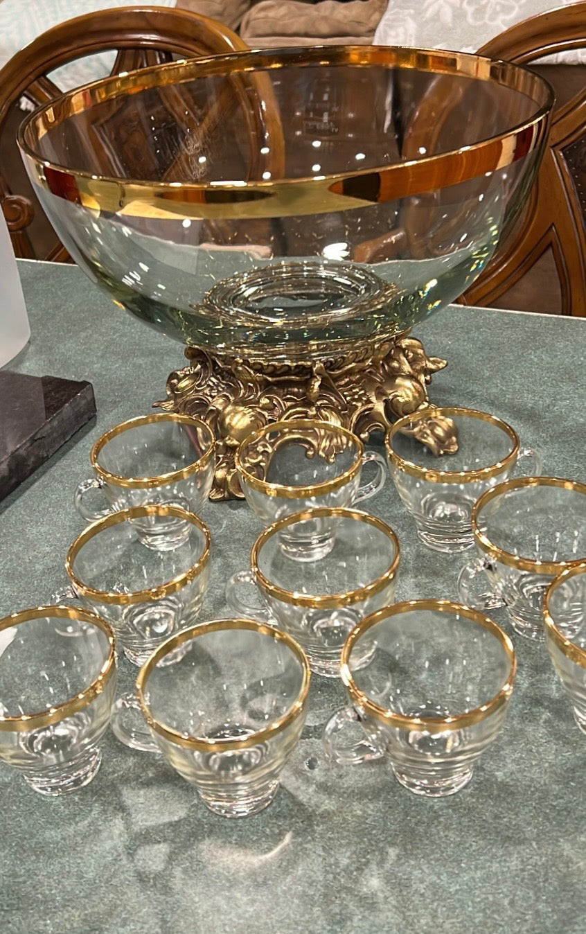Antique punch bowl
