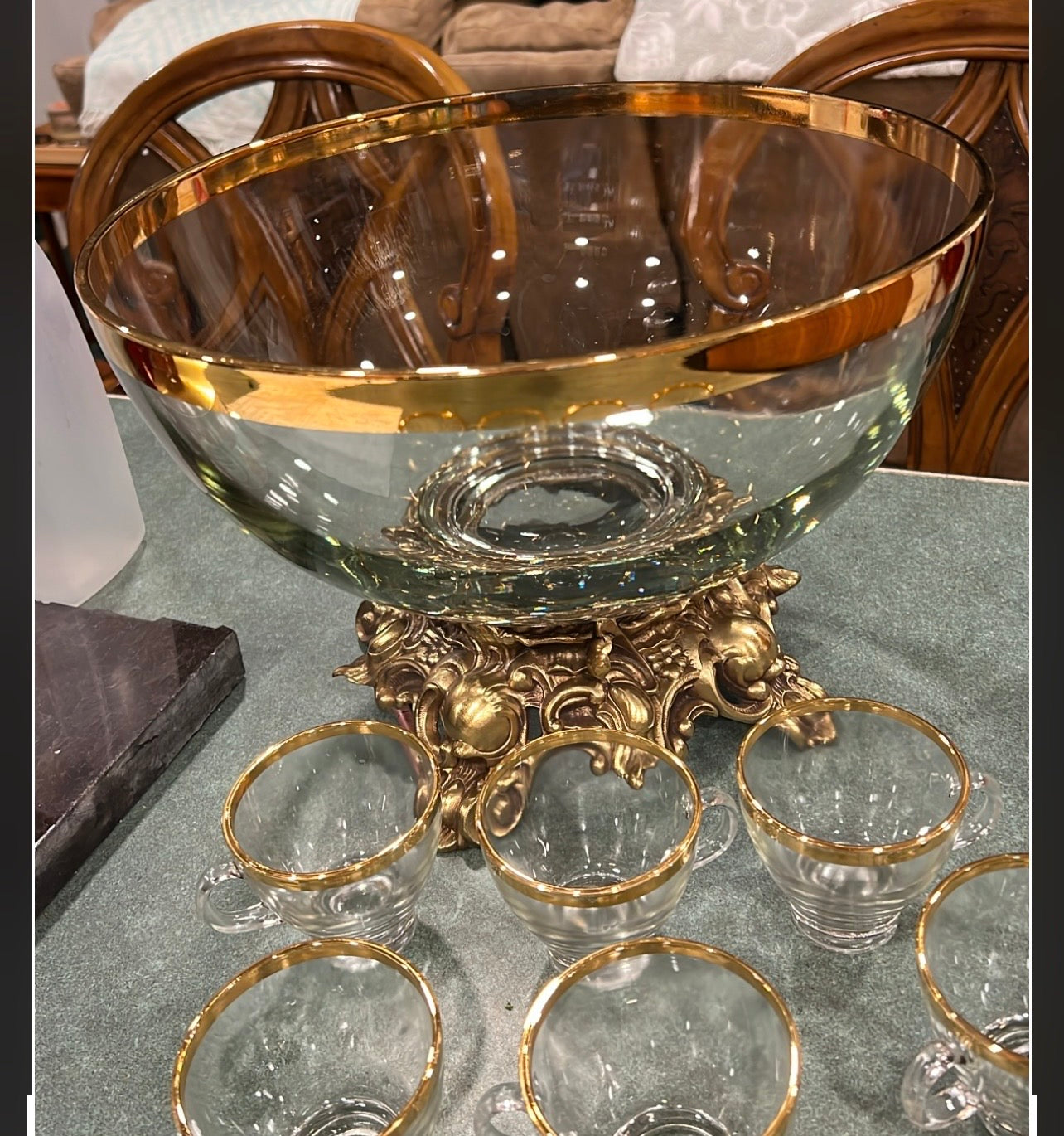 Antique punch bowl