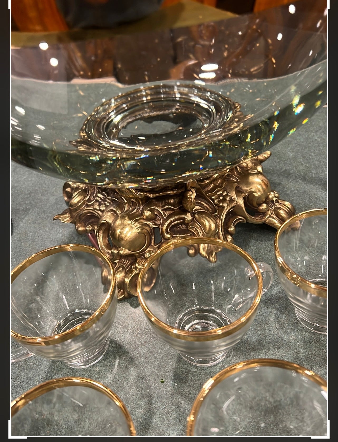 Antique punch bowl