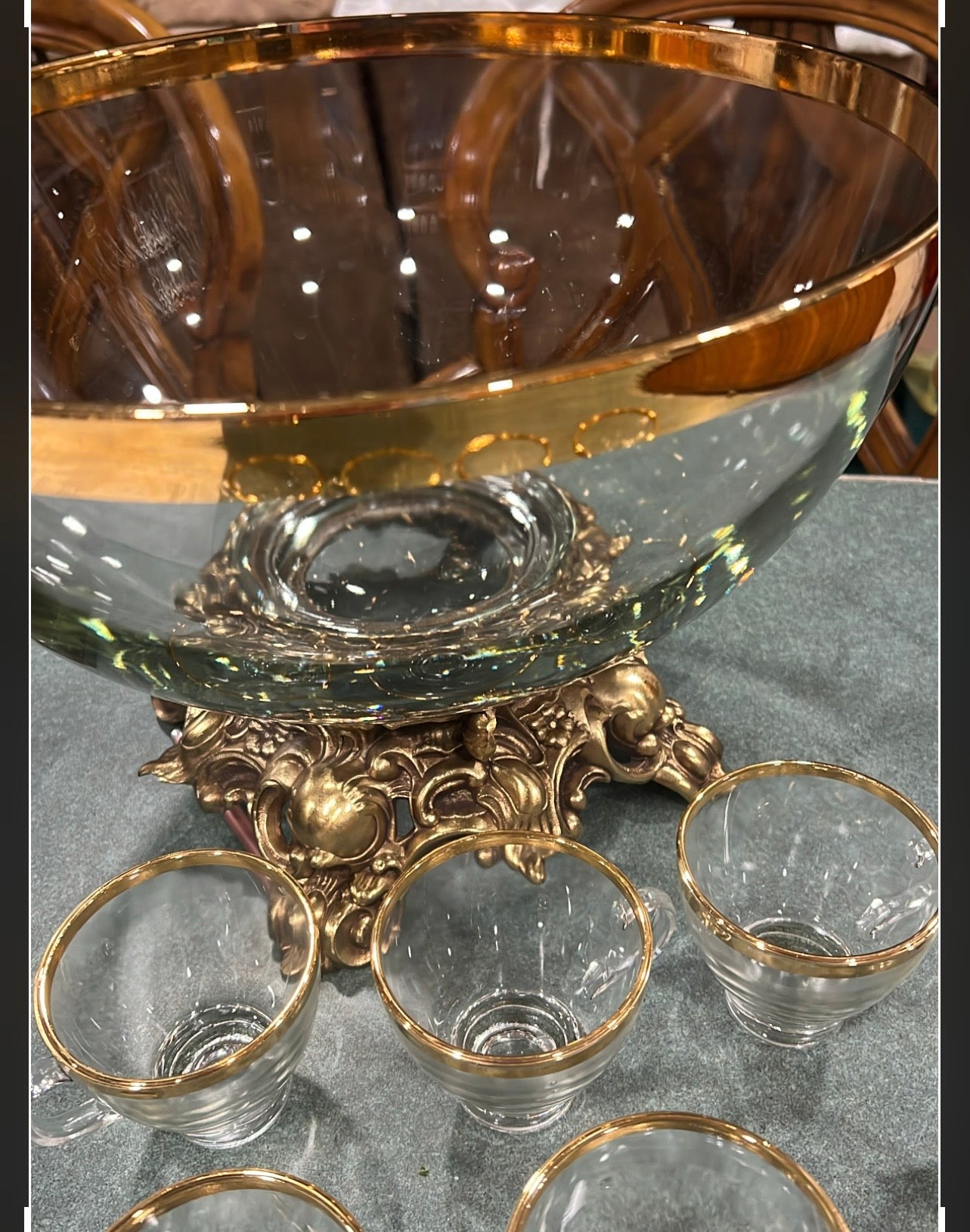 Antique punch bowl